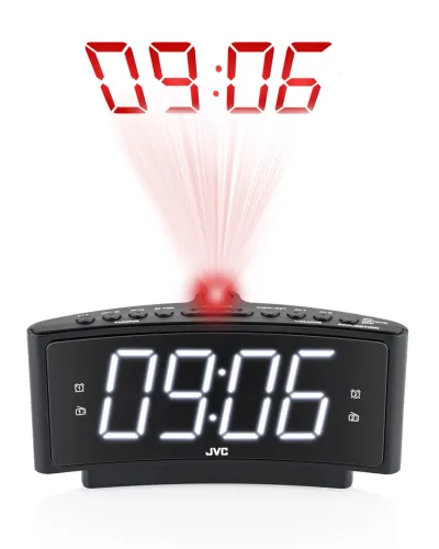 Radiobudzik JVC RA-E314B Czarny