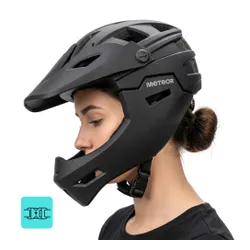 Kask rowerowy full-face METEOR Hydra M 55-58 cm czarny