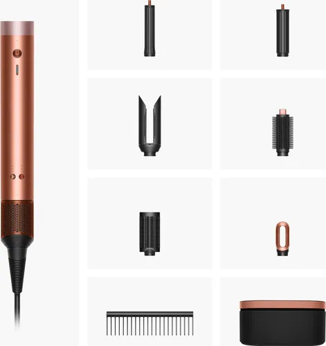 Suszarko-lokówka DYSON Airwrap Co-anda 2x Straight+Wavy Bursztynowy-jedwab 1700W