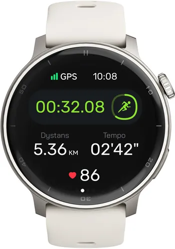 Smartwatch STELIO Activ AI GPS 46mm Srebrny