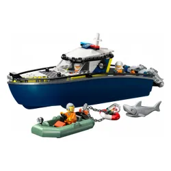 LEGO Klocki City 60456 Pościg łodzią policyjną