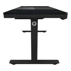Biurko Lorgar Desk Elite 90 Series DE90W Blat Melaminowy140cm Regulacja wysokości Czarny