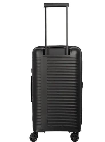 Walizka średnia poszerzana Travelite Roomer Trunk - black