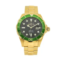 Invicta Watch Pro Diver 14358 Gold / Green