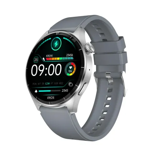 Smartwatch Forever Grand SW-710 46mm Srebrny