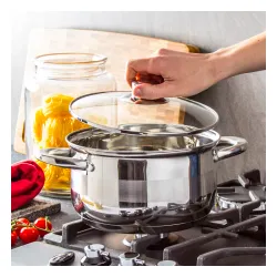 Garnek ze stali nierdzewnej z pokrywką TADAR LUZON 3 l