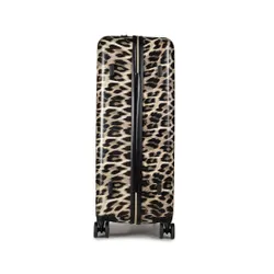 Большой жесткий чемодан Puccini Beverly Hills ABS015A 6 Leopard