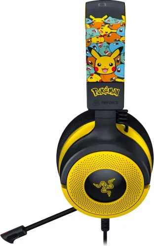 Słuchawki przewodowe z mikrofonem Razer Kraken V4 X Nauszne Pokémon Kanto Starters