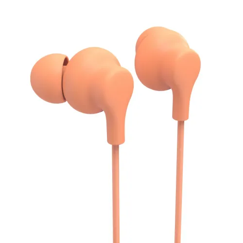 Słuchawki przewodowe Hama Curly Dokanłowe Mikrofon USB-C Pomarańczowy