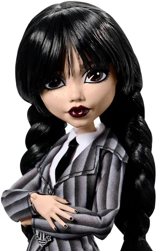 Lalka MONSTER HIGH X Wednesday Szkolny Mundurek HXJ04