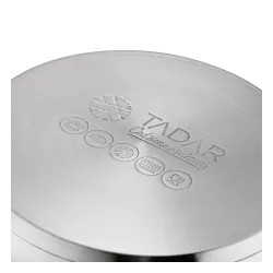 Garnek prosty ze stali nierdzewnej z pokrywką Tadar 29 litrów