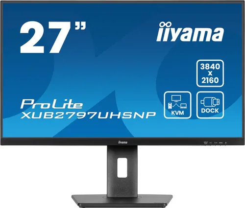 Monitor IIYAMA ProLite XUB2797UHSNP-B1 27" 3840x2160px IPS 4 ms [GTG] + Norton Small Business