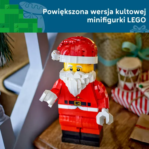 LEGO 40820 Powiększona minifigurka Świętego Mikołaja
