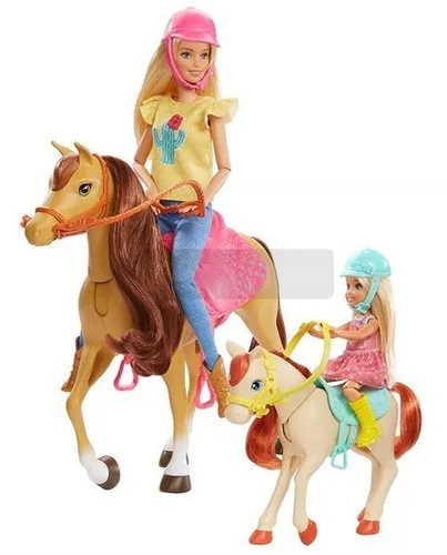 Barbie Stadnina koni Zestaw + Lalki FXH15
