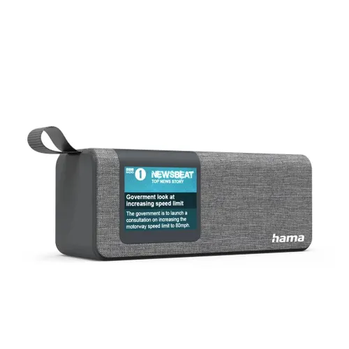 Radioodbiornik Hama DR200BT Radio FM DAB+ Bluetooth Szary