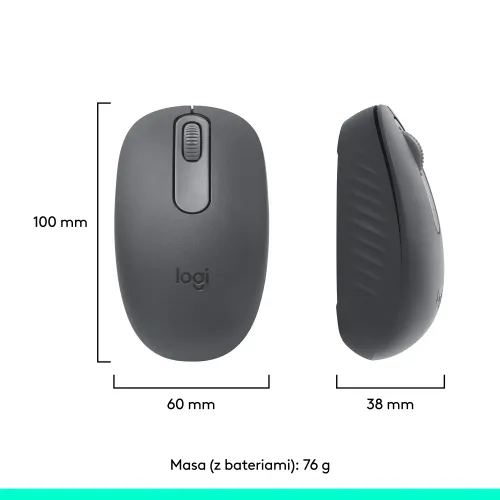 Myszka Logitech M196 Grafitowy