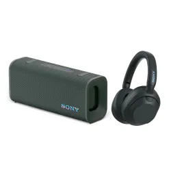 Głośnik Bluetooth Sony ULT Field 3 SRS-ULT30H Szary + Słuchawki bezprzewodowe ULT Wear WH-ULT900NB Czarny