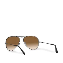 Okulary przeciwsłoneczne Ray-Ban 0RB3025 002/51 Black/Clear Gradient Brown - Rozmiar (EU) 58