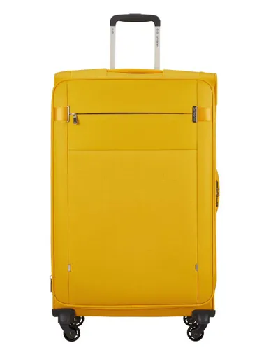 Walizka duża poszerzana Samsonite CityBeat - golden yellow