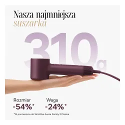 Suszarka do włosów SkinVibe Nova PlasmaGo Zimny nawiew 1100W 2 prędkości 4 temperatury Eggplant
