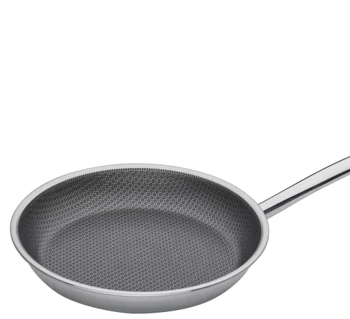 SPRING VULCANO CUT RESIST PURE – patelnia z powłoką nieprzywierającą śred. 24 cm stal nierdzewna 18/0