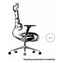 Fotel DIABLO CHAIRS V-Master Biało-czarny
