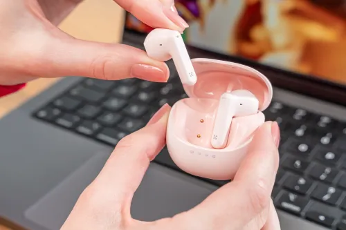 Słuchawki douszne XMUSIC XTW300P Różowy