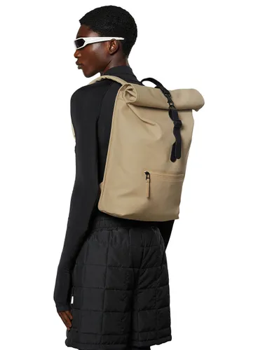 Велосипедный рюкзак Rains Rolltop Rucksack-sand