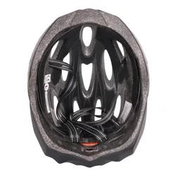 Kask rowerowy VÖGEL VKA-944 Czarny MTB z lampką (rozmiar M)