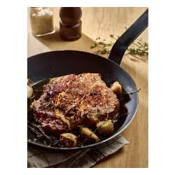 DE BUYER Blue Carbon 20 cm - patelnia ze stali węglowej