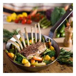 DE BUYER Mineral B Element 28 cm grafitowa - patelnia stalowa