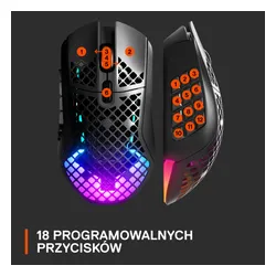 Myszka gamingowa SteelSeries Aerox 9 Wireless - czarny