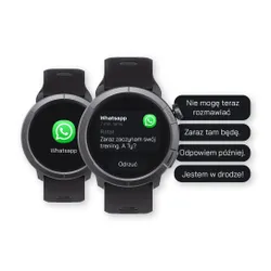 Smartwatch STELIO Activ Pro AI GPS 46mm Tytan Czarny