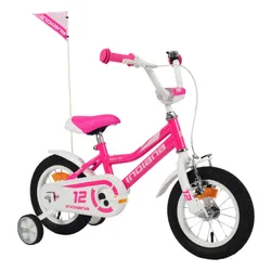 Rower dziecięcy INDIANA Roxy Kid 12 cali dla dziewczynki Różowy