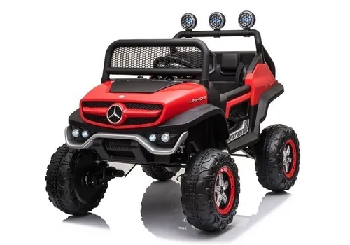 Auto Na Akumulator Mercedes Unimog S 4X4 Pilot Koła Eva Światła LED MP3 Radio