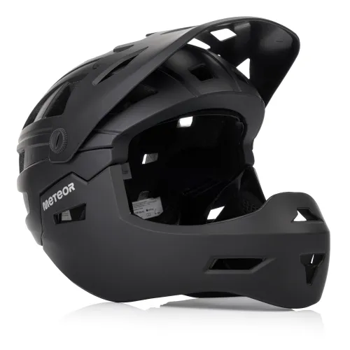 Kask rowerowy full-face METEOR Hydra S 51-55 cm czarny