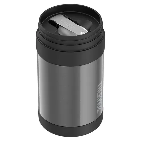 Termos dziecięcy z łyżką Thermos - czarny