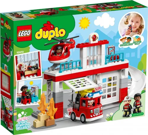 Конструктор Lego DUPLO пожарная часть и вертолет (10970)