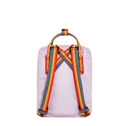 Fjallraven Kanken Gökkuşağı Mini pastel lavender sırt çantası / gökkuşağı deseni