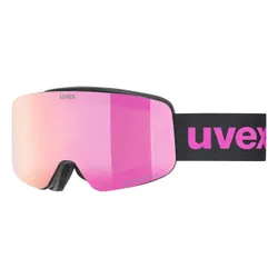 Gogle Uvex Pwdr FM Black matt/Pink 2025