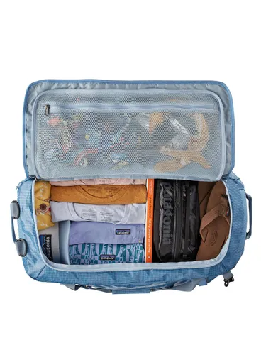 Katlanabilir çanta 2in1 Patagonya Siyah Delikli Duffel 55 l-perennial mor