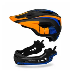 Kask rowerowy dziecięcy, szczękowy, na rower, hulajnogę, SUPERO, S