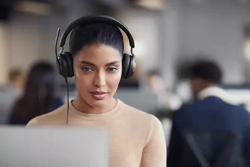 Słuchawki nauszne JABRA Evolve2 40 SE MS Czarny