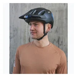 Kask rowerowy POC Axion uranium black/opal blue metallic/matt