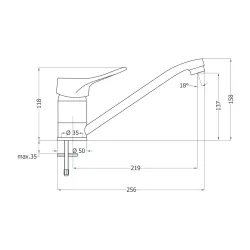 Bateria NEO Vero BOW 060M Chrom Stal szlachetna