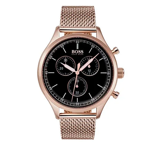 Boss Companion Saatler 1513548 Rose Gold / Black