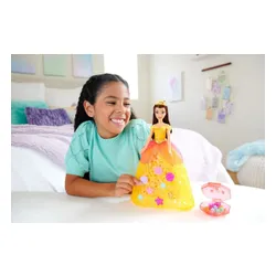 Lalka DISNEY PRINCESS Bella Kwiatowa moda HWB41