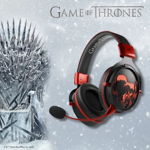 Słuchawki bezprzewodowe z mikrofonem Lexip Game of Thrones - Targaryen - Multiplatform Wireless Headset
