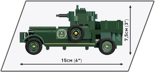 Конструктор COBI Historical Collection Rolls-Royce Armoured Car 1920 Pattern Mk I