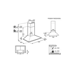 Okap Electrolux LFC319X Srebrny